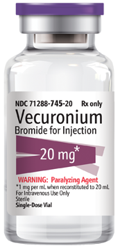 Vecuronium Bromide for Injection 20 mg
